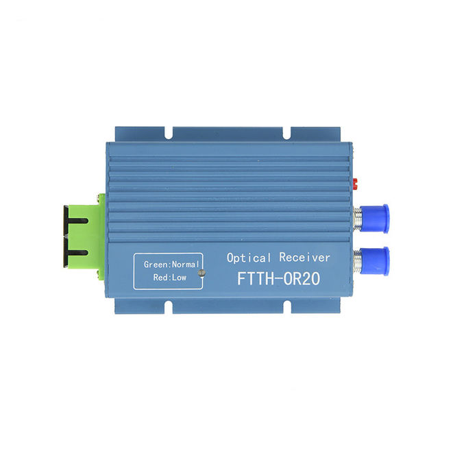 1000 MHz Catv Mikro Ftth Optik Düğüm 2 Çıkış Portları GEPON Sistemi Için CATV AGC WDM